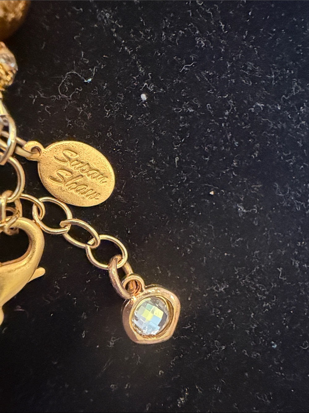 Susan Shaw
Gold chain w freshwater pearl accents. Glass pearl is the pendant. - Picture 6 of 6